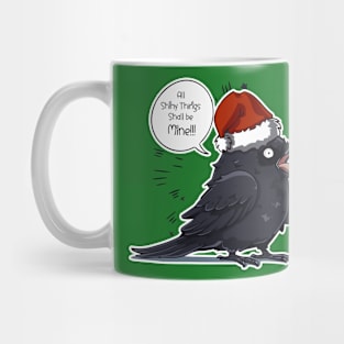 Santa crow Mug